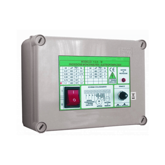 Sea Land CDA M 150 Controlepaneel t.b.v. pompen met vermalingssysteem 1100W 230V