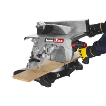 Femi XXX EVO Afkortzaag/verstekzaagmachine met boventafel - 1500W - 230V - Afbeelding 4