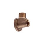 Girair Muurplaat Messing 90°