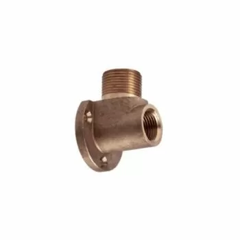 Girair Muurplaat Messing 90°