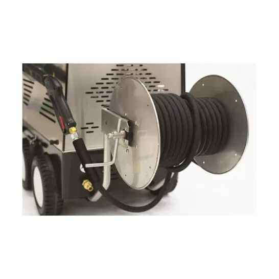 Warm water hogedrukreiniger HD Avant Industrieel slanghaspel hdvandijk