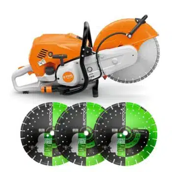 STIHL TS 710i doorslijper + Kobalt vrije Constructie bladen 350mm