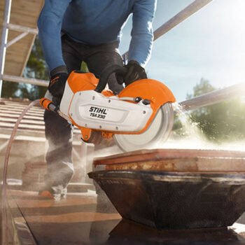 STIHL TSA 230 Accu doorslijpmachine + 1x DiStar Diamantschijf Turbo Super Max (beton) + 1x DiStar Diamantschijf Razor (keramiek) + 2x AP 300 S Accu + AL 500 Snellader - Afbeelding 4
