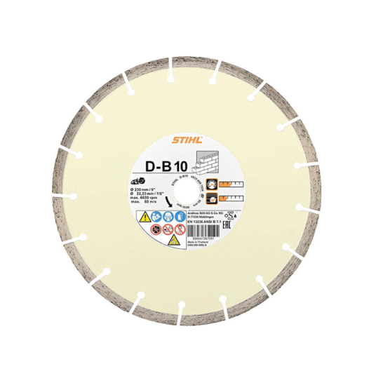STIHL D B10 Diamant doorslijpschijf Beton t.b.v. TSA 230 STIHL D B10 Diamant doorslijpschijf Beton t.b.v. TSA 230