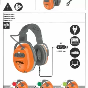 STIHL DYNAMIC BT Gehoorbeschermer met Bluetooth - Afbeelding 8