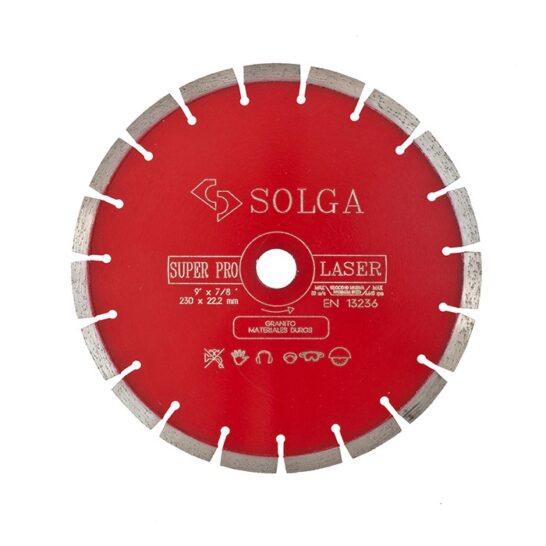 Solga Professional Laser Diamantzaagblad droog hard materiaal - 125 mm