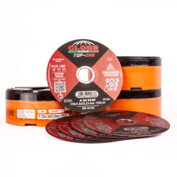 Globe G1721 Top-One Doorslijpschijf Vlak - 125x1,0x22,2mm - RVS - 25 stuks - Afbeelding 3