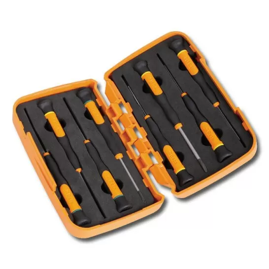 Beta 1257LPH/S8 Microschroevendraaier set sleuf/kruiskop 8-delig