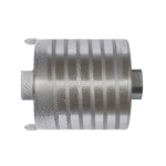 Baier titanium-dozenboor 68/82mm Afzuiging achterkant t.b.v. diverse Baier machines