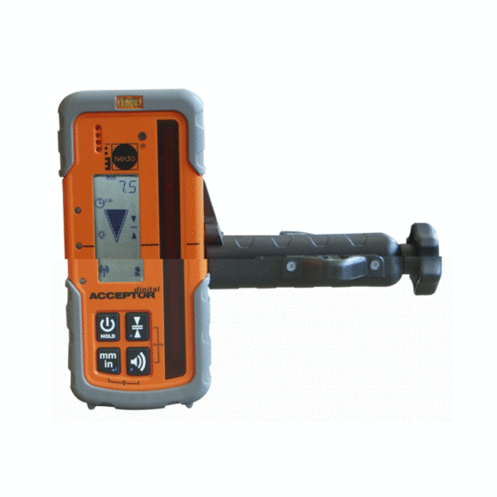 Nedo ACCEPTORdigital laserontvanger - mm-display