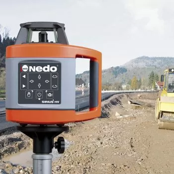 Nedo Sirius 1 HV Set 2 Rotatielaser met ACCEPTOR2 - Laserklasse 3R - Afbeelding 3