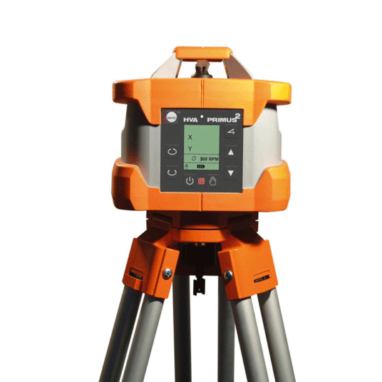 Nedo Primus2 HVA Rotatielaser met COMMANDER2 tot 600 t/min - Laserklasse 3R