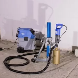 diamantboormachine met stofzuiger
