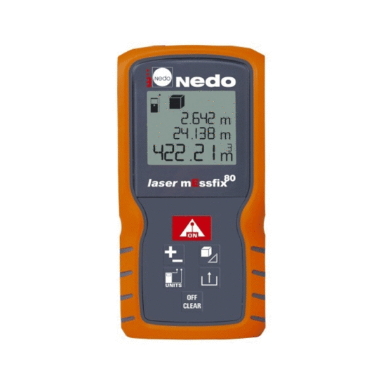 Nedo mEssfix50 afstandsmeter laser - tot 80m Nedo mEssfix50 afstandsmeter laser - tot 80m
