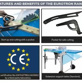 Zaagtafel Paneelzaag Cirkelzaagtafel Sima EUROTRON 315XL 230V | OP=OP - Afbeelding 3