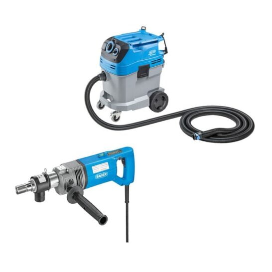 Baier BDB825 Droogboormachine 1800W + BSS 606L stofzuiger SET Baier BDB825 Droogboormachine 1800W + BSS 606L stofzuiger SET