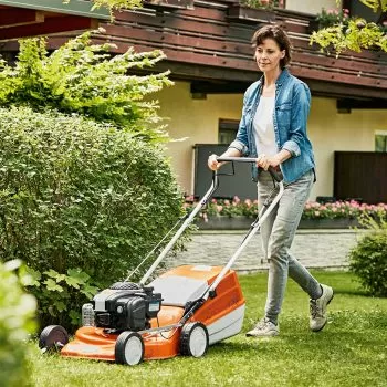 stihl rm 248 benzine grasmaaier