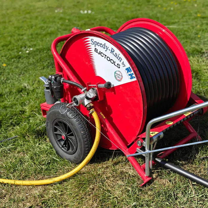 Professionele Speedy-Rain 300 tuinslanghaspel – automatische beregeningsoplossing bij BJC Tools