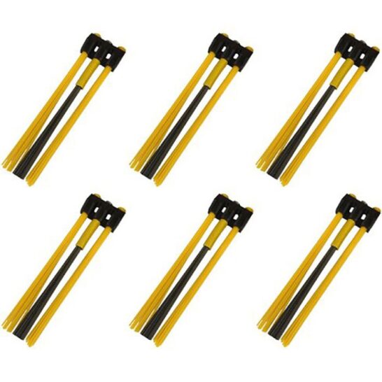 Kwern Borstelset - Poly / Staal t.b.v. Roadsweeper kop 6x3 - 300mm