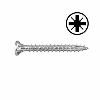 Wofix Spaanplaatschroef PZ1 Verzinkt Voldraad Fijn - 3.0 x 16 mm - 15.200 stuks