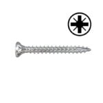 Wofix Spaanplaatschroef PZ1 Verzinkt Voldraad Fijn – 3.0 x 35 mm – 9.600 stuks