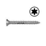 Kenmerken Wofix Spaanplaatschroef TX15 Verzinkt Voldraad Fijn – 3.5 x 25 mm – 15.200 stuks