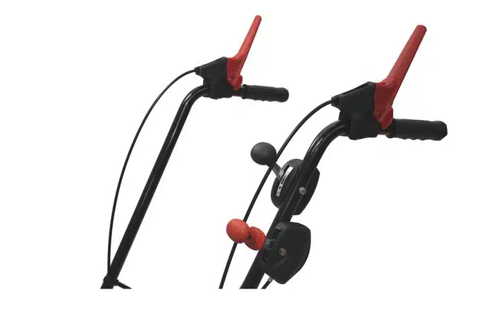 onkruidborstelmachine hendel