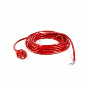 Plastrol 2x1.0mm² Aansluitsnoer PUR Rood 5/10M
