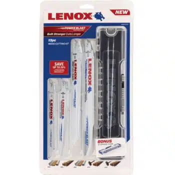 Lenox Reciprozaagblad 13-delige houtset