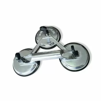 Edma Aluminium 3-naps glasdrager - Ø 120 mm