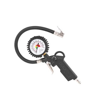 AEROPRO 80372 Blaaspistool met Luchtdrukmeter - 120 psi - Euro aansluiting