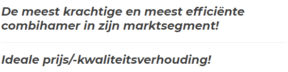 Ideale prijs/-kwaliteitsverhouding