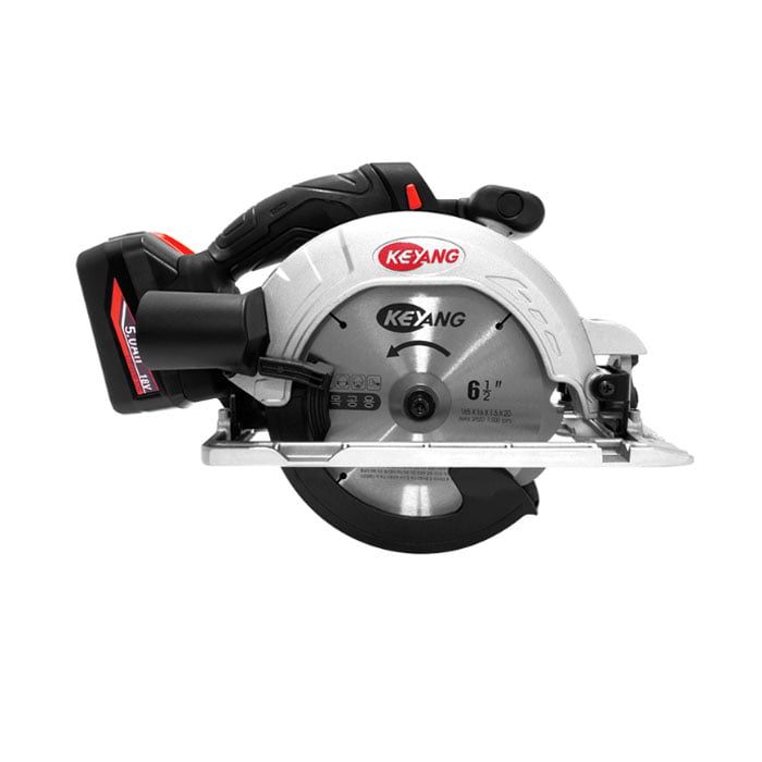 Accu cirkelzaag 165mm 18V 5.0Ah CS1800L5 Keyang