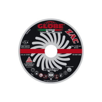 Globe G1722 Doorslijpschijf vlak 125x1.3x22.2mm 25 stuks