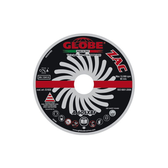 Globe G1726 Doorslijpschijf Vlak 230x2x22.2mm 50 stuks