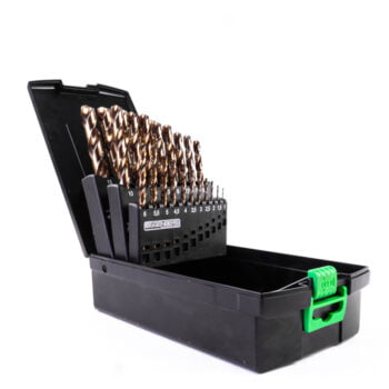 Eggenberg 25-dlg Spiraalborenset HSS Co5% M35 DIN338 - 1-13 mm - Afbeelding 4