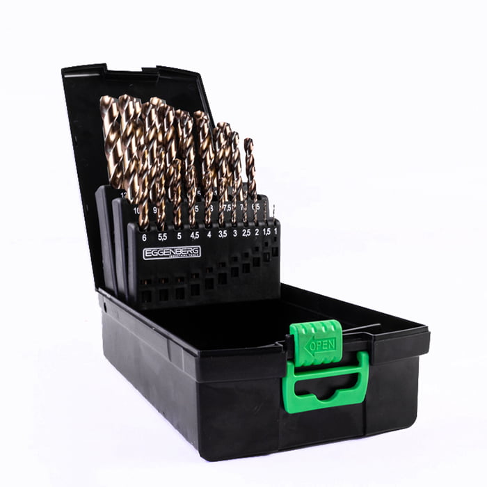 Spiraalborenset 25-dlg Co5% 1-13mm Eggenberg