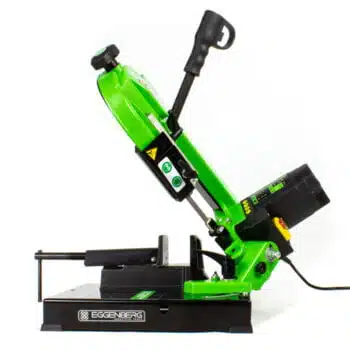 Eggenberg 6038TWIN Draagbare Bandzaagmachine metaal 105 mm 850W + 2x GRATIS lintzagen & 100A Mini inverter - Afbeelding 7