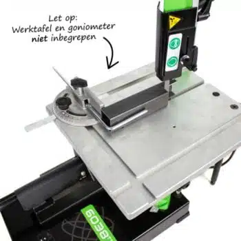 Eggenberg 6038TWIN Draagbare Bandzaagmachine metaal 105 mm 850W + 2x GRATIS lintzagen & 100A Mini inverter - Afbeelding 16