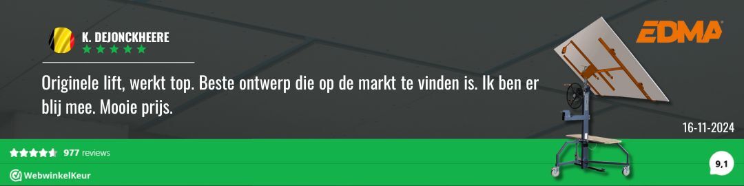 Edma platenlift review