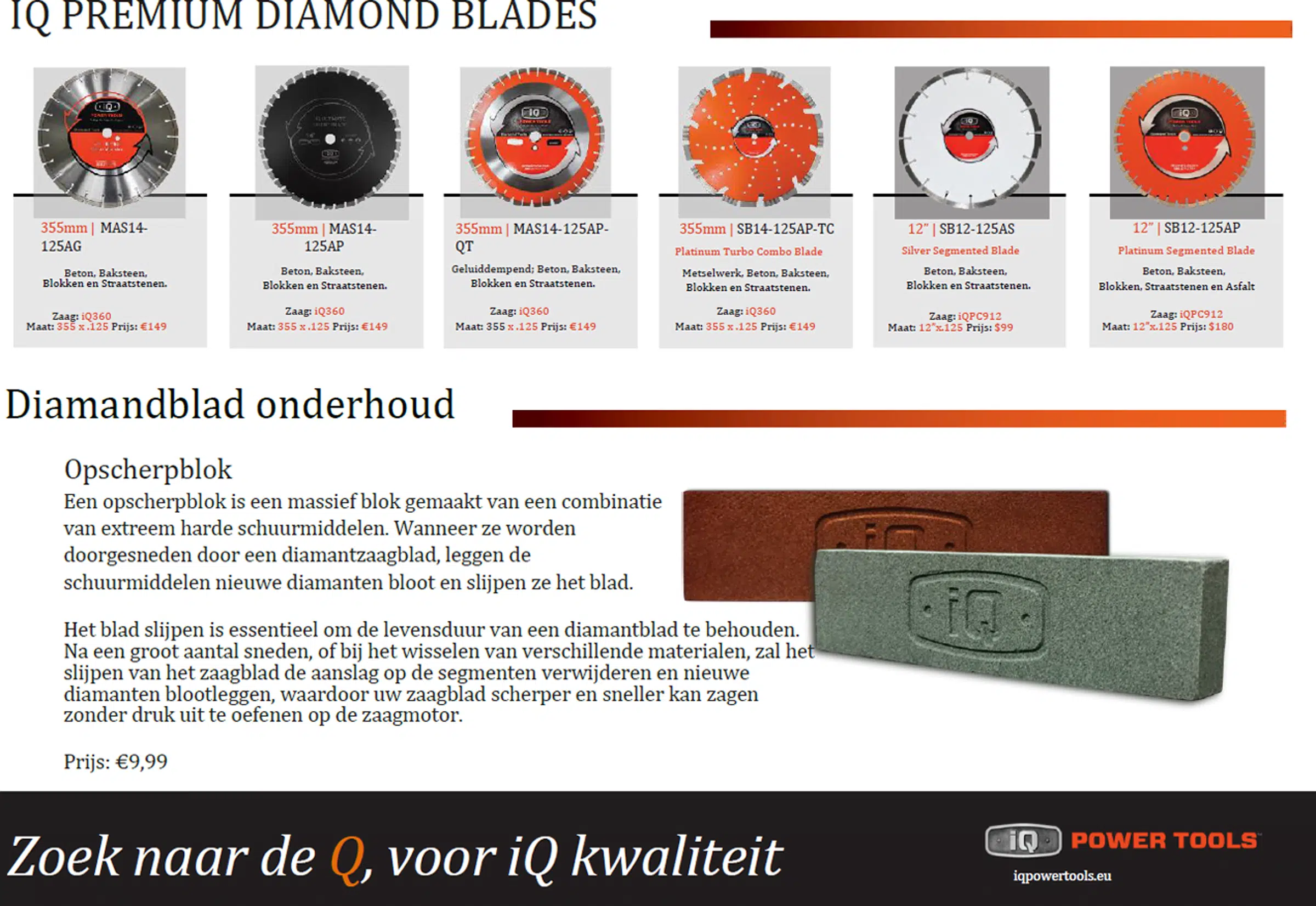 iQ Zaagbladen 2