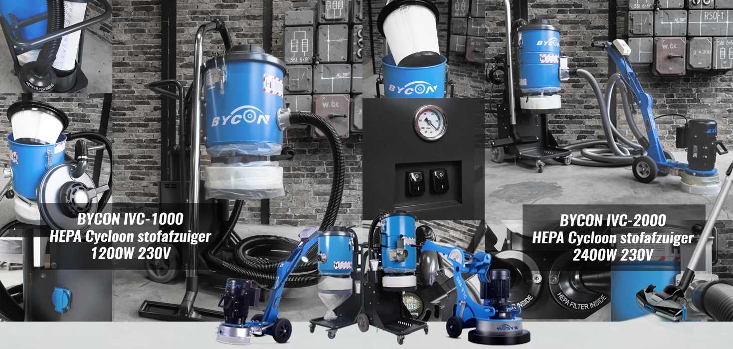 Cycloon stofzuiger / HEPA-stofafzuigers / Stofzuiger met HEPA-filter BYCON Machinery