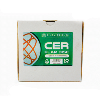 Eggenberg CER Lamellenschijf Conisch Ceramisch 125mm INOX/Alu - K40/60/80 - Afbeelding 4