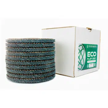 Eggenberg ECO Lamellenschijf Conisch Zirkonium 125mm INOX/Staal - K40/60/80 - Afbeelding 3