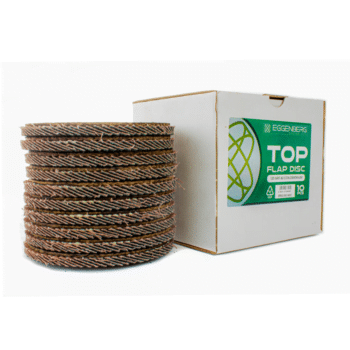 Eggenberg TOP Lamellenschijf Conisch Zirkonium 125mm INOX/Staal - K40/60/80 - Afbeelding 3