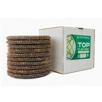 Eggenberg TOP Lamellenschijf Conisch Zirkonium 125mm INOX/Staal - K40/60/80 - Afbeelding 3