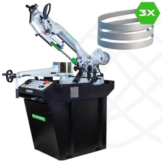 Eggenberg EBS2480FP + 3x Eggenberg Bandsägeblätter Eggenberg EBS2480FP bandzaagmachine