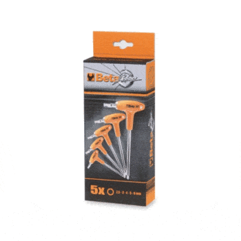 Beta 96T/S5P Haakse stiftsleutelset 5 delig - Afbeelding 3