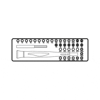 Beta 1256/C36-2 Microschroevendraaier met 36 verwisselbare 4 mm bits - Afbeelding 3