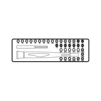 Beta 1256/C36-2 Microschroevendraaier met 36 verwisselbare 4 mm bits - Afbeelding 3